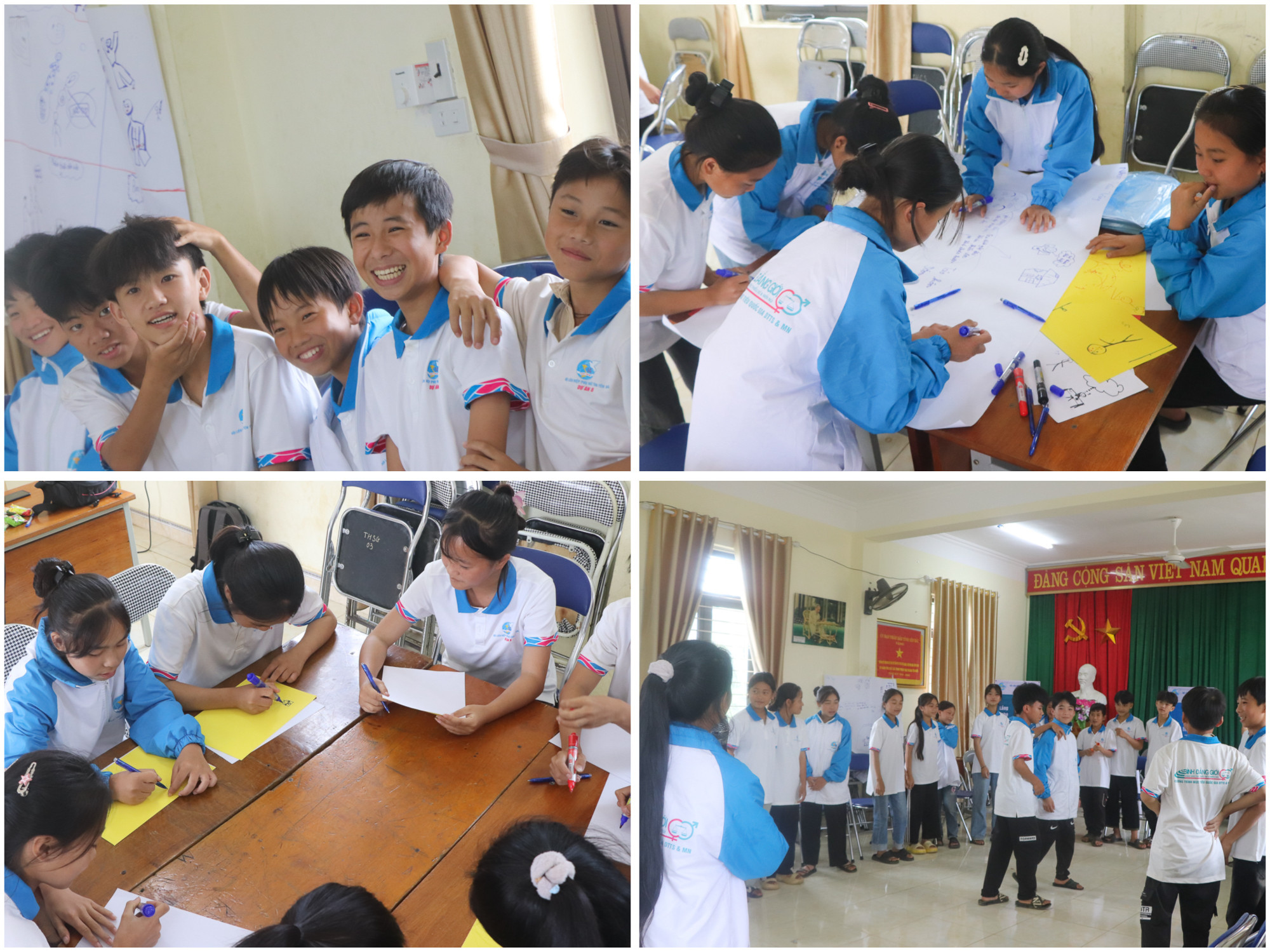 CLB "Thủ lĩnh của sự thay đổi" tạo ra những sân chơi bổ ích cho học sinh sau những giờ học căng thẳng. gth.jpg