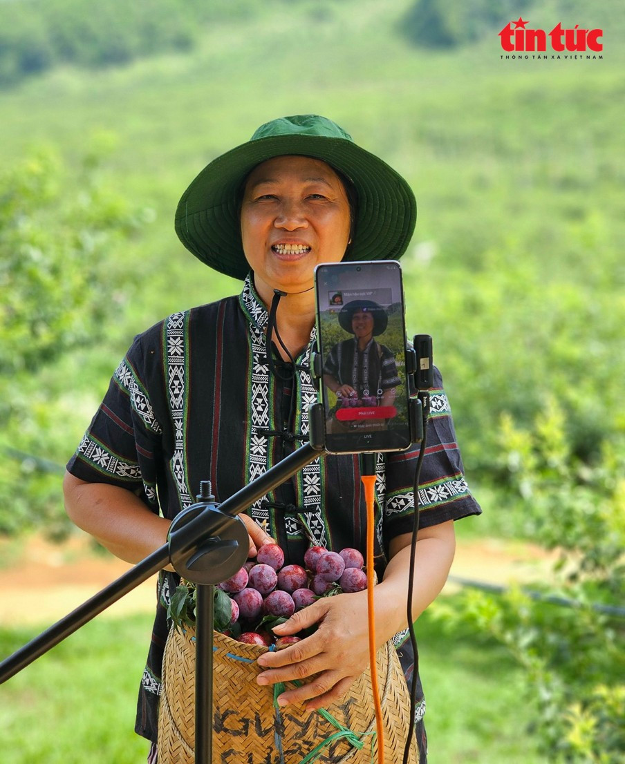 Phụ nữ DTTS tại tỉnh Sơn La nâng cao quyền năng kinh tế thông qua hình thức livestream bán nông sản. dt-1.jpg