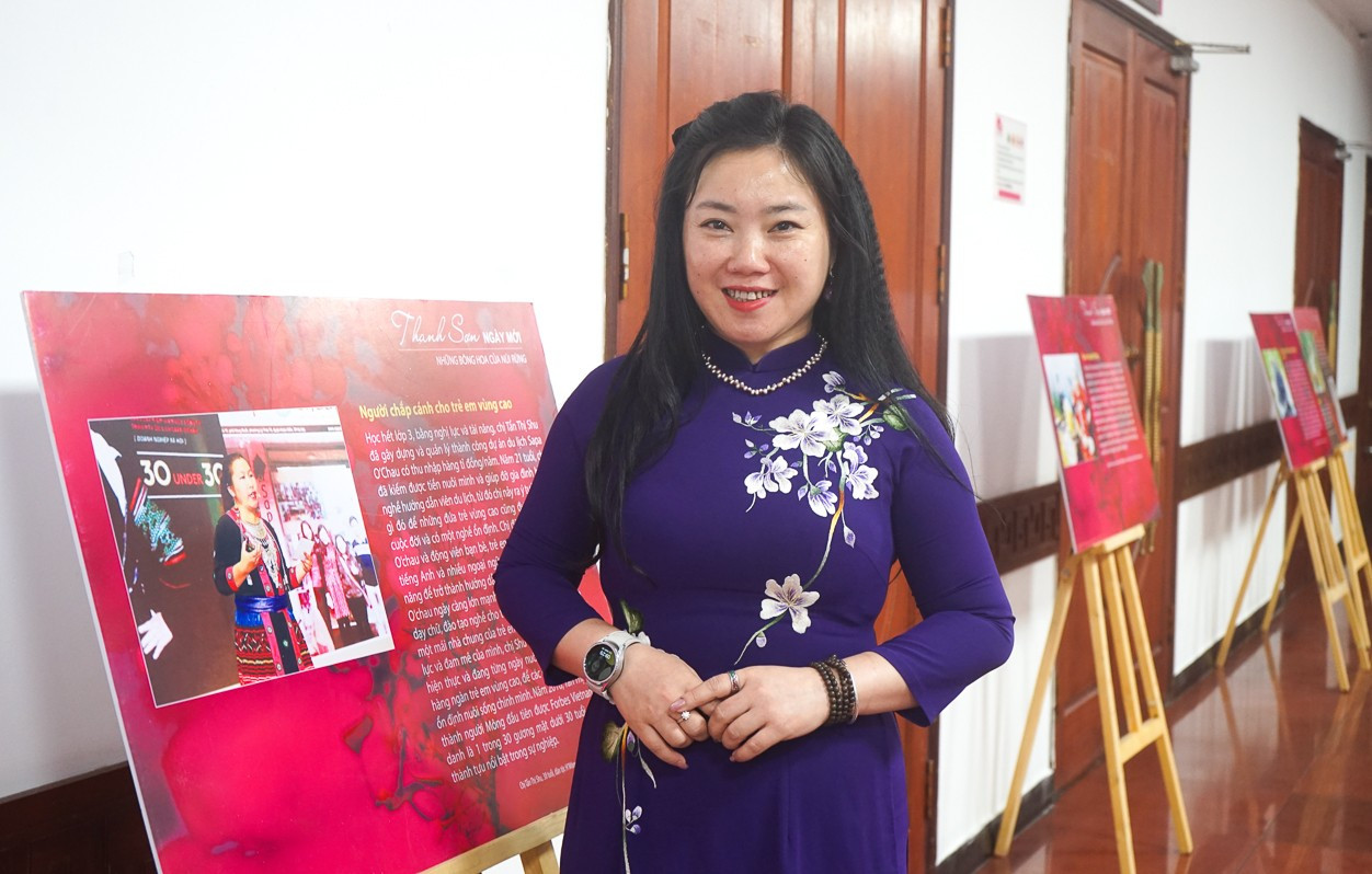 Bà Lường Thanh Thuỷ, Chủ tịch Hội LHPN huyện Thuận Châu, tỉnh Sơn La. tt-8.jpg