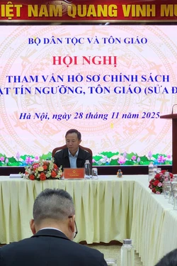 Bộ Dân tộc và Tôn giáo tham vấn hồ sơ chính sách Luật Tín ngưỡng, tôn giáo (sửa đổi)