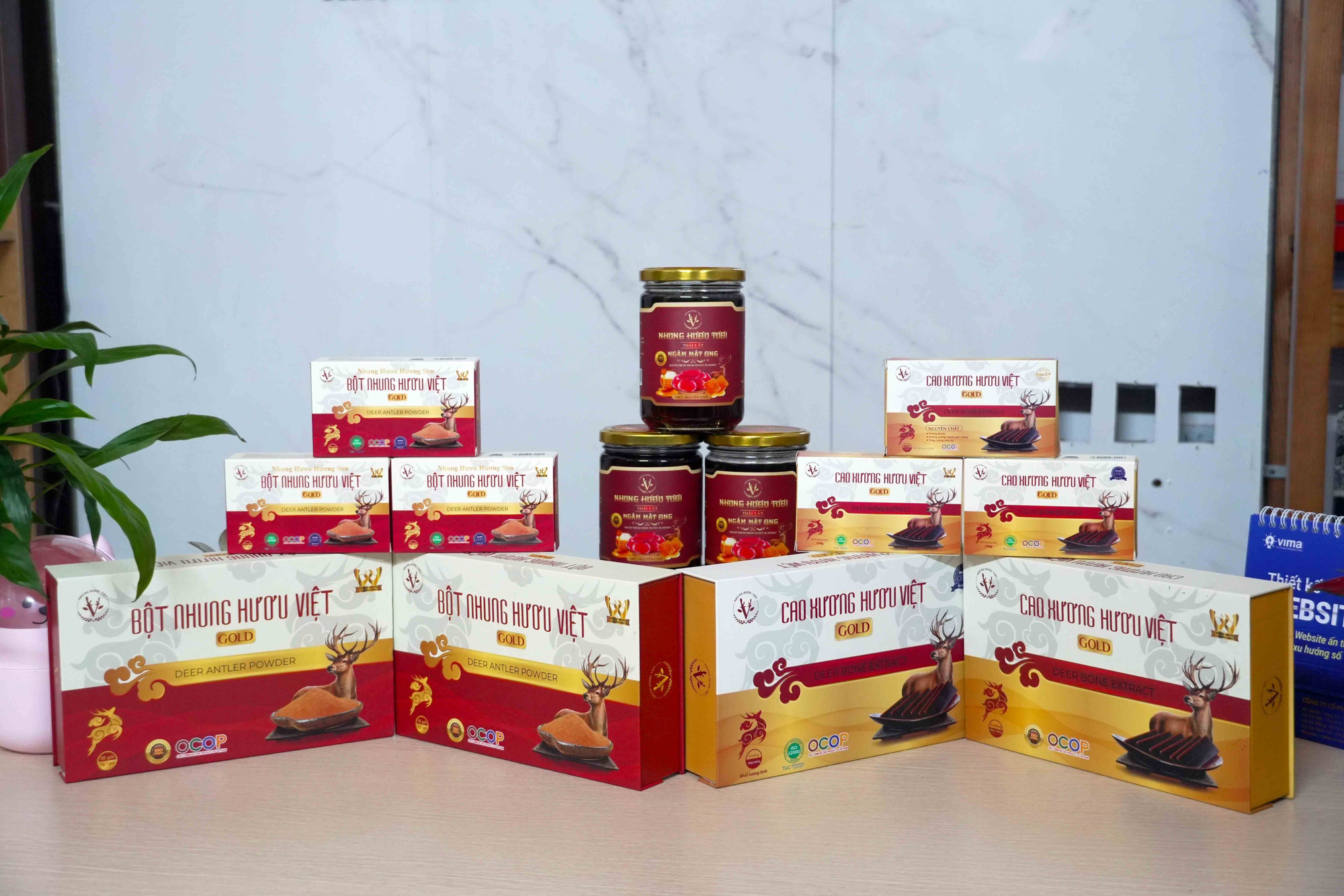 Các sản phẩm từ nhung hươu ngày càng đa dạng về chủng loại và mẫu mã.