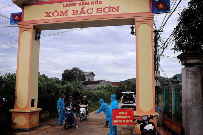 Xóm Bắc Sơn, xã Thung Nai, là địa phương có số lượng lớn chết do dịch tả lợn châu Phi cao nhất tỉnh Phú Thọ. Ảnh: Thanh Hải/TTXVN dich-ta-lon-phu-tho-15725-10.jpg