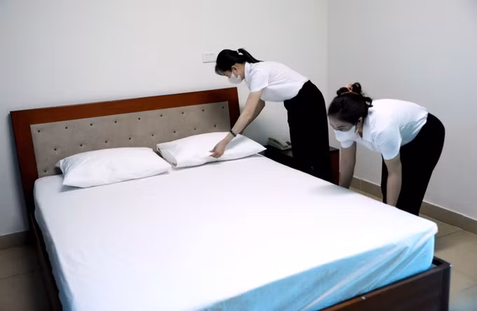 Nơi ở của cán bộ từ tỉnh Hà Giang (cũ) về Tuyên Quang làm việc luôn được giữ vệ sinh sạch sẽ.