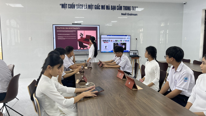 Không gian học tập của Thư viện Thông minh. Ảnh: Văn Dũng/TTXVN thu-vien-thong-minh23825-11.jpg