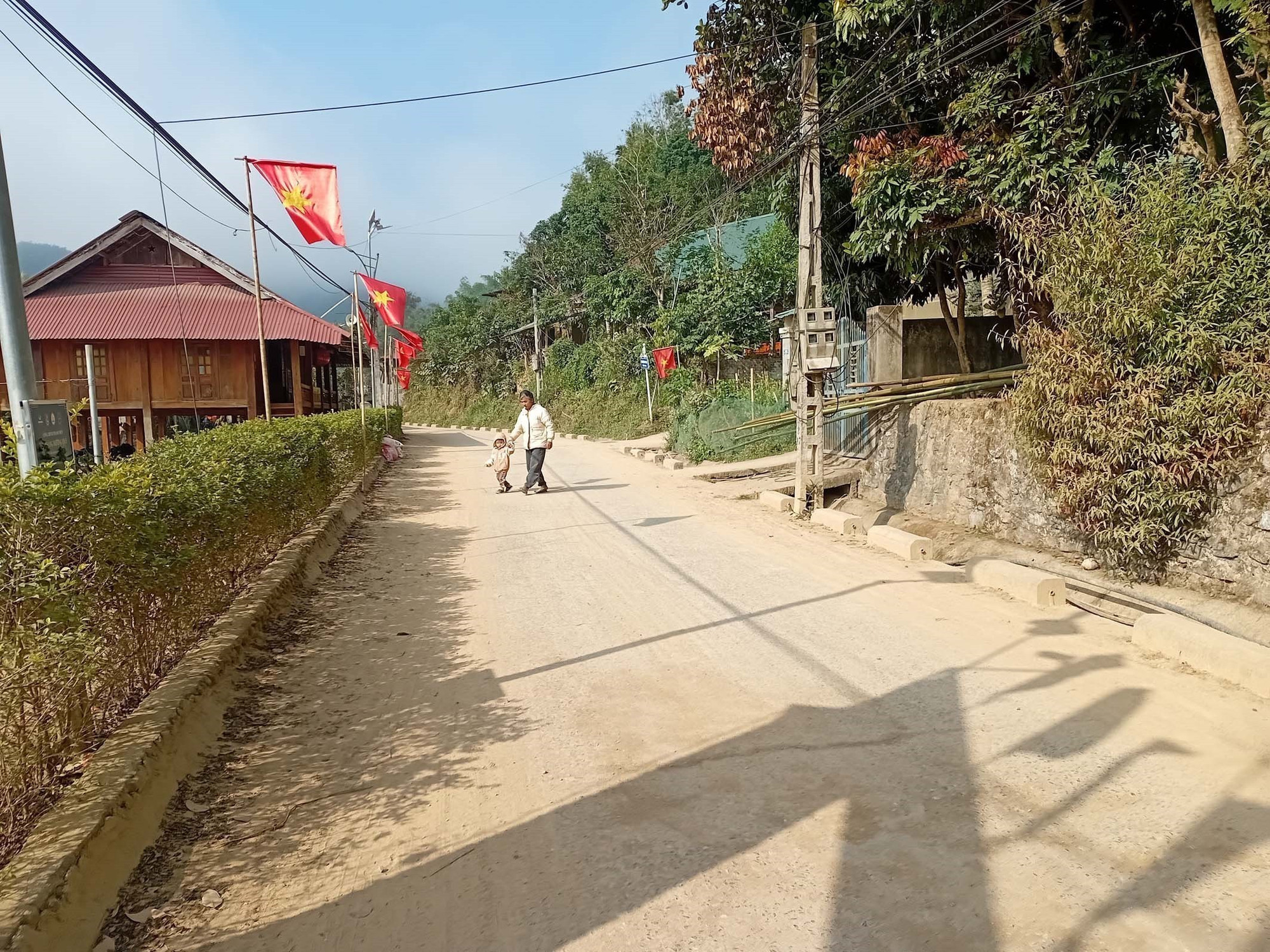 Xã biên giới Tam Thanh, tỉnh Thanh Hóa nơi từng bị cô lập do ảnh hưởng của mưa bão.