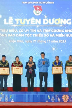 Tuyên dương 36 gương thanh niên tiêu biểu vùng đồng bào dân tộc thiểu số miền núi năm 2025