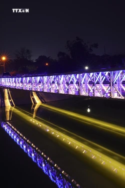 70 năm Chiến thắng Điện Biên Phủ: Bàn giao Hệ thống chiếu sáng cầu Mường Thanh