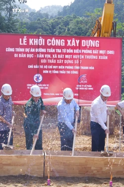 Thanh Hóa khởi công xây dựng công trình Đường tuần tra biên giới
