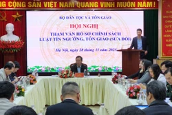 Bộ Dân tộc và Tôn giáo tham vấn hồ sơ chính sách Luật Tín ngưỡng, tôn giáo (sửa đổi)