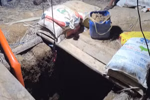 Phát hiện điểm khai thác vàng trái phép trong vườn nhà người dân