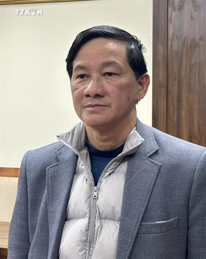 Ông Trần Đức Quận. Ảnh: TTXVN phát vna_potal_bat_tam_giam_bi_thu_tinh_uy_lam_dong_tran_duc_quan_7196650.jpeg