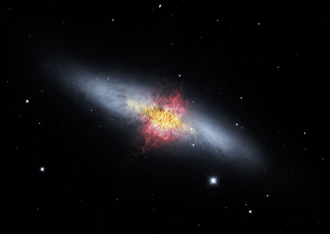 Thiên hà Messier 82. Ảnh: NASA messier-82-250424.jpg