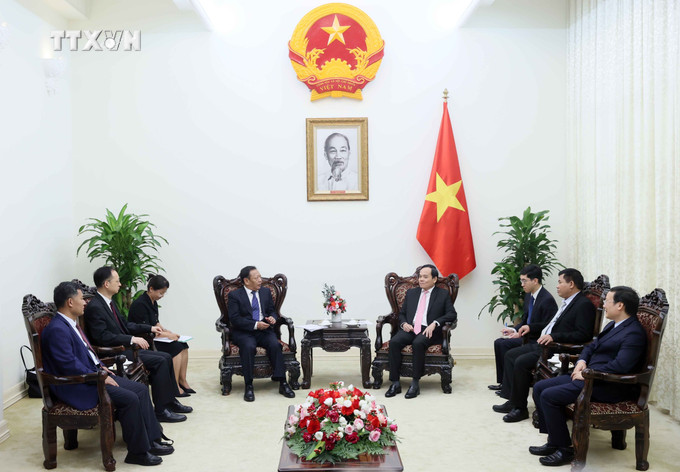 Quang cảnh buổi tiếp. Ảnh: An Đăng - TTXVN vna_potal_pho_thu_tuong_tran_luu_quang_tiep_pho_chu_nhiem_uy_ban_dan_toc_nha_nuoc_cong_hoa_dan_chu_nhan_dan_trung_hoa__7448468.jpg