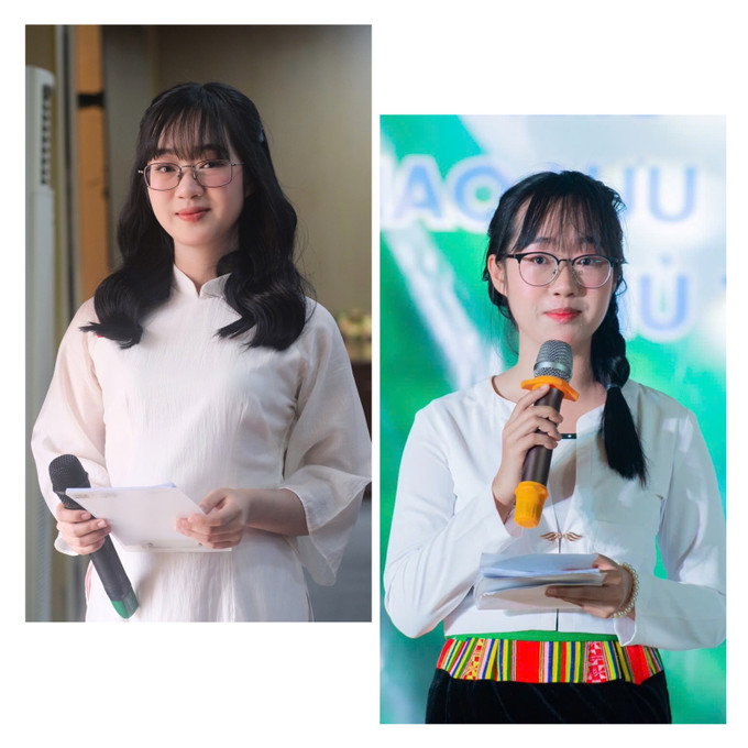Phùng Thị Thúy thử sức làm MC tại nhiều hoạt động, sự kiện khi đang là sinh viên Học viện Báo chí và Tuyên truyền. t1.jpg
