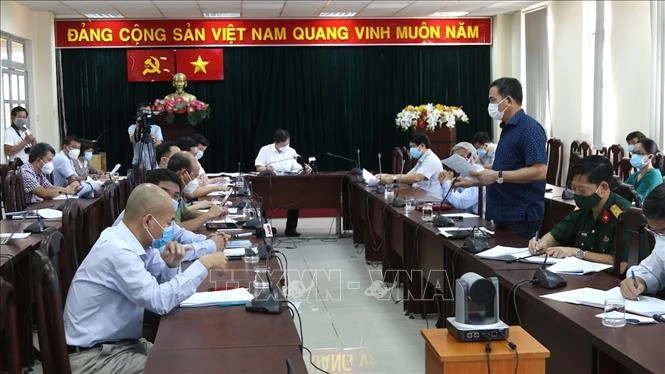 Quang cảnh buổi làm việc. Ảnh: Xuân Tình - TTXVN
