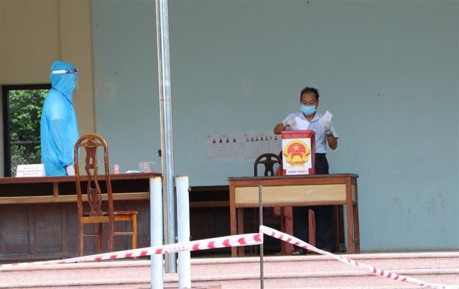 Bắc Ninh hoàn thành công tác bầu cử sớm với 100% cử tri đi bầu