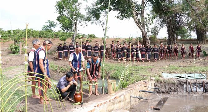 Lễ cúng Giọt nước - nét đẹp văn hóa của người Jrai ở Tây Nguyên