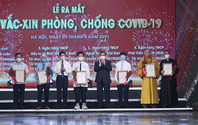 Thủ tướng Phạm Minh Chính: Quỹ vaccine phòng COVID-19 là quỹ của sự nhân ái, tinh thần đoàn kết, của niềm tin, của trái tim kết nối trái tim