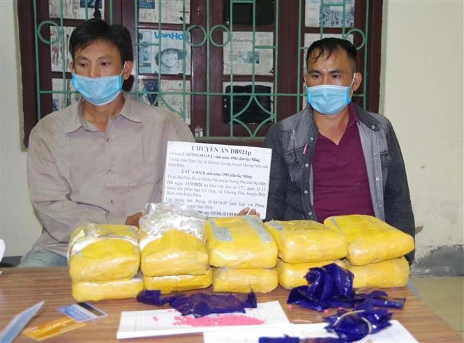 Điện Biên bắt quả tang hai đối tượng mua bán 60.000 viên ma tuý tổng hợp