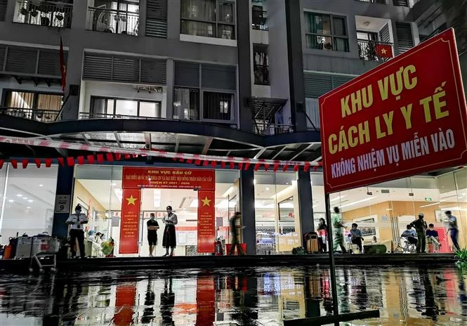Hà Nội cách ly y tế tòa Park 9 - Khu đô thị Times City do có ca dương tính SARS-CoV-2