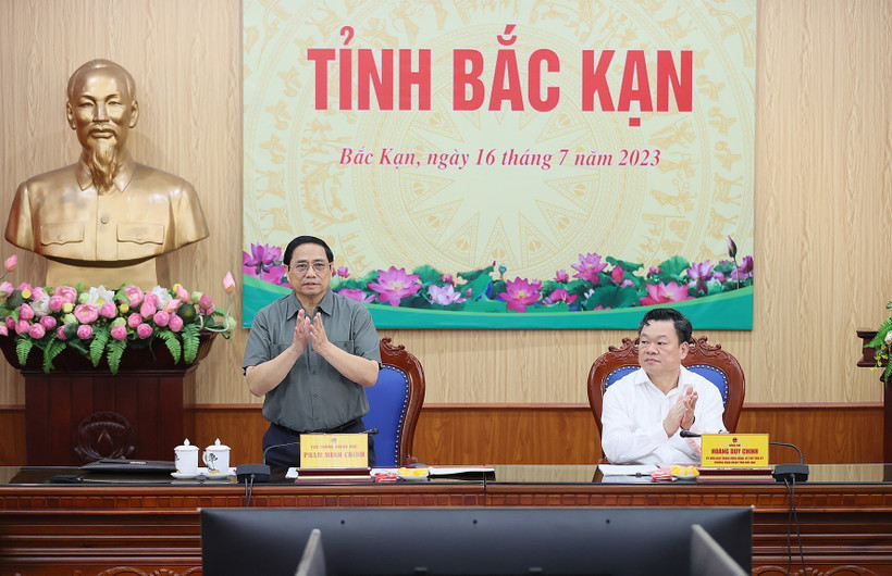 Thủ tướng Phạm Minh Chính: Bắc Kạn phải phát triển kinh tế, tập trung vào 2 đột phá là kinh tế rừng và du lịch