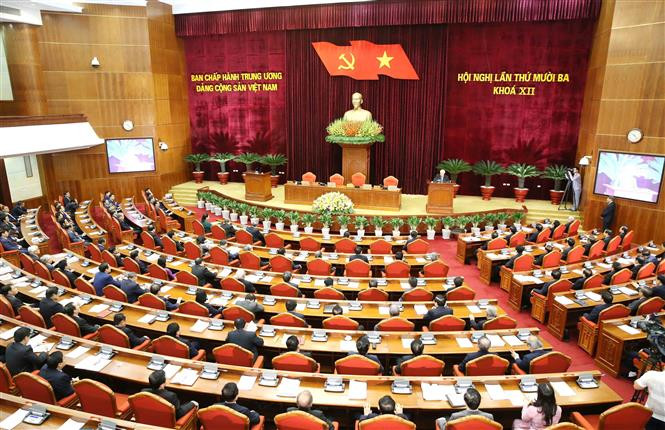 Thông báo Hội nghị lần thứ 13 Ban Chấp hành Trung ương Đảng khóa XII