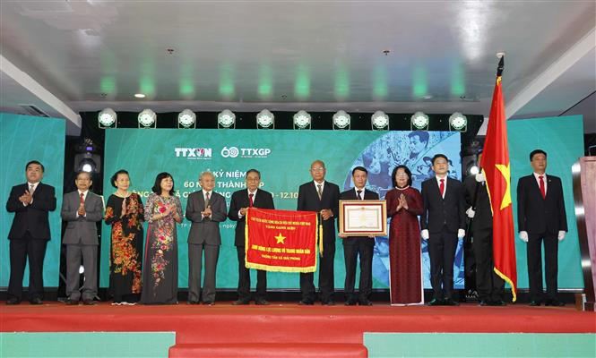 Thông tấn xã Việt Nam tổ chức đón nhận danh hiệu Anh hùng Lực lượng vũ trang nhân dân dành cho Thông tấn xã Giải phóng