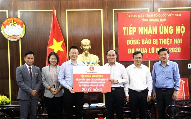 Quảng Nam tiếp nhận hơn 21 tỷ đồng hỗ trợ người dân bị thiệt hại do mưa bão