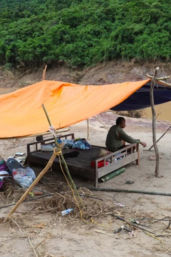 Cung đường Quốc lộ 16 từ Mỹ Lý đi Nhôn Mai tan hoang do lũ dữ