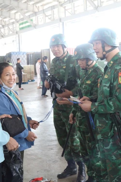 Biên phòng cửa khẩu Chi Ma kiểm soát chặt biên giới cửa khẩu