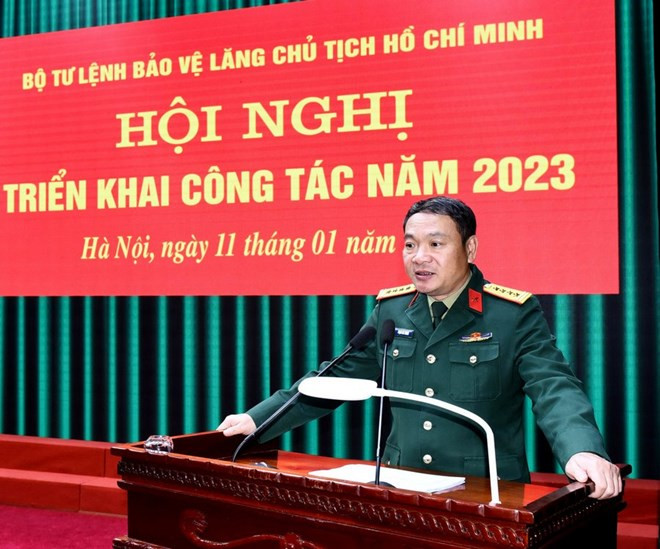 Đại tá Phạm Hải Trung, tân Trưởng Ban Quản lý Lăng Chủ tịch Hồ Chí Minh. Ảnh: bqllang.gov.vn 