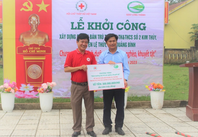 Quảng Bình khởi công xây dựng bếp ăn bán trú hỗ trợ thầy, trò khu vực biên giới, vùng núi