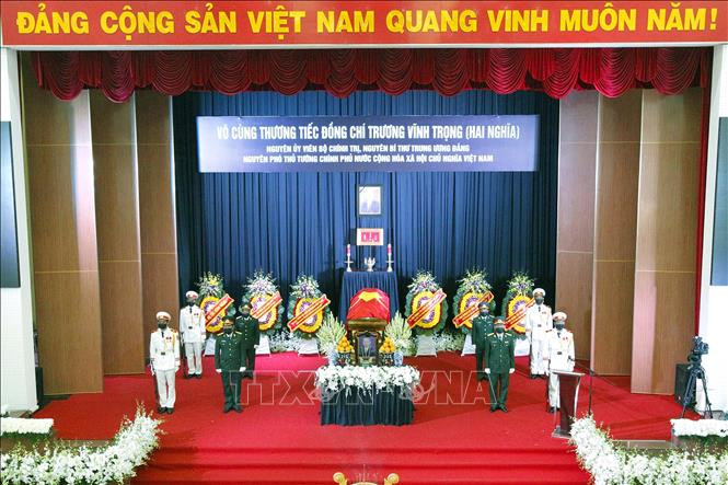 Lễ truy điệu và an táng nguyên Phó Thủ tướng Trương Vĩnh Trọng