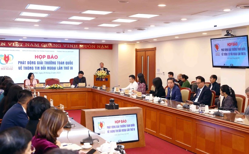 Quang cảnh họp báo. Ảnh: Phạm Kiên - TTXVN