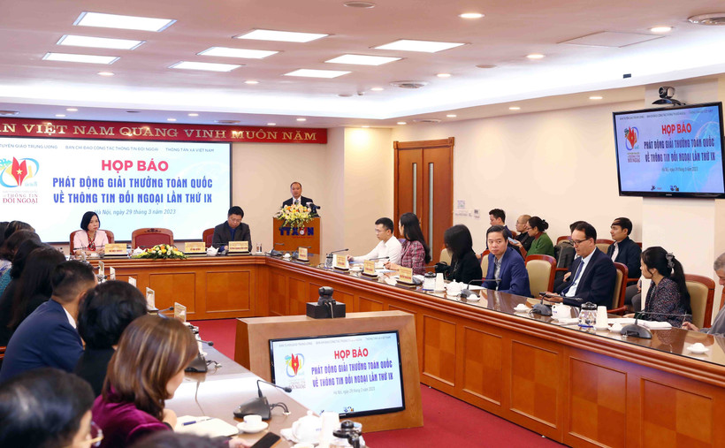 Quang cảnh họp báo. Ảnh: Phạm Kiên - TTXVN