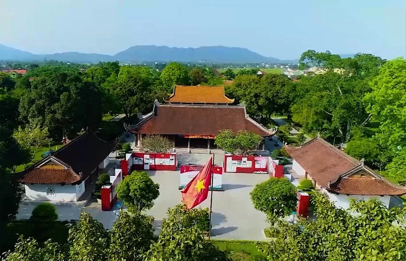Khu di tích lịch Quốc gia đặc biệt Kim Liên, huyện Nam Đàn (Nghệ An). Ảnh: TTXVN phát