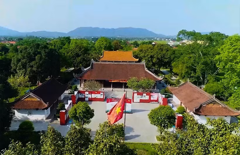 Khu di tích lịch Quốc gia đặc biệt Kim Liên, huyện Nam Đàn (Nghệ An). Ảnh: TTXVN phát