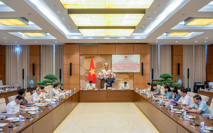 Toàn cảnh Phiên họp thứ 3 của Đoàn giám sát. Ảnh: quochoi.vn