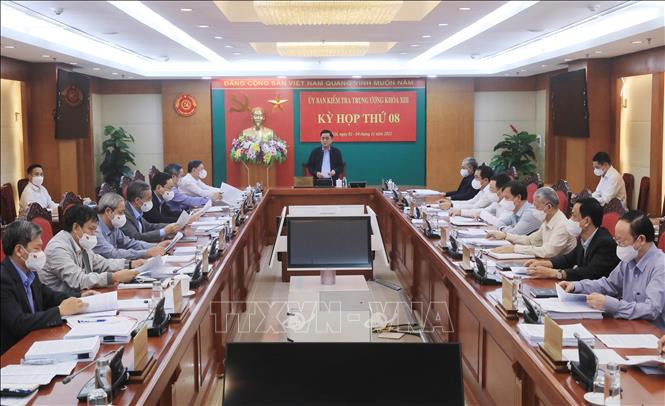 Quang cảnh Kỳ họp thứ 8 Ủy ban Kiểm tra Trung ương. Ảnh: Lâm Khánh - TTXVN