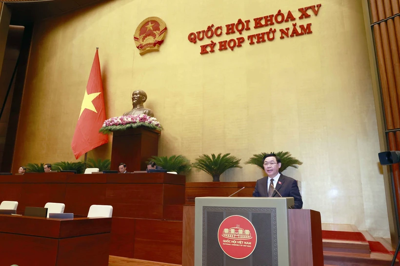  Chủ tịch Quốc hội Vương Đình Huệ ký ban hành Nghị quyết về sắp xếp đơn vị hành chính cấp huyện, cấp xã