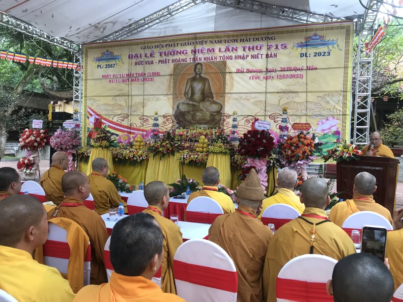 Tưởng niệm 715 năm Ngày mất của Phật hoàng Trần Nhân Tông
