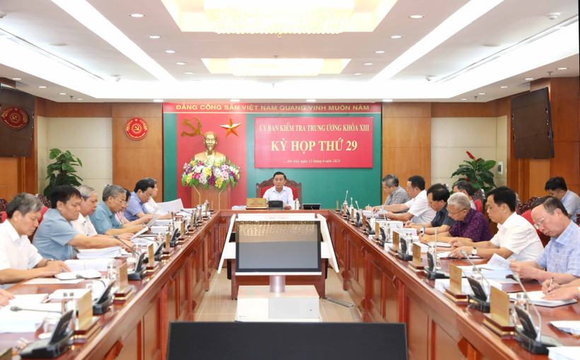 Kỳ họp thứ 29 Ủy ban Kiểm tra Trung ương: Thi hành kỷ luật một số tổ chức đảng, đảng viên vi phạm