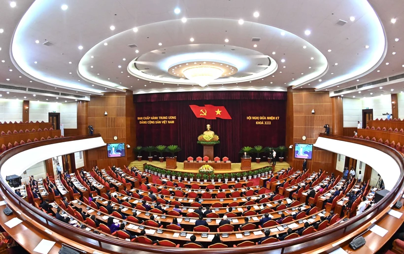Toàn cảnh phiên bế mạc hội nghị. Ảnh: Phương Hoa –TTXVN