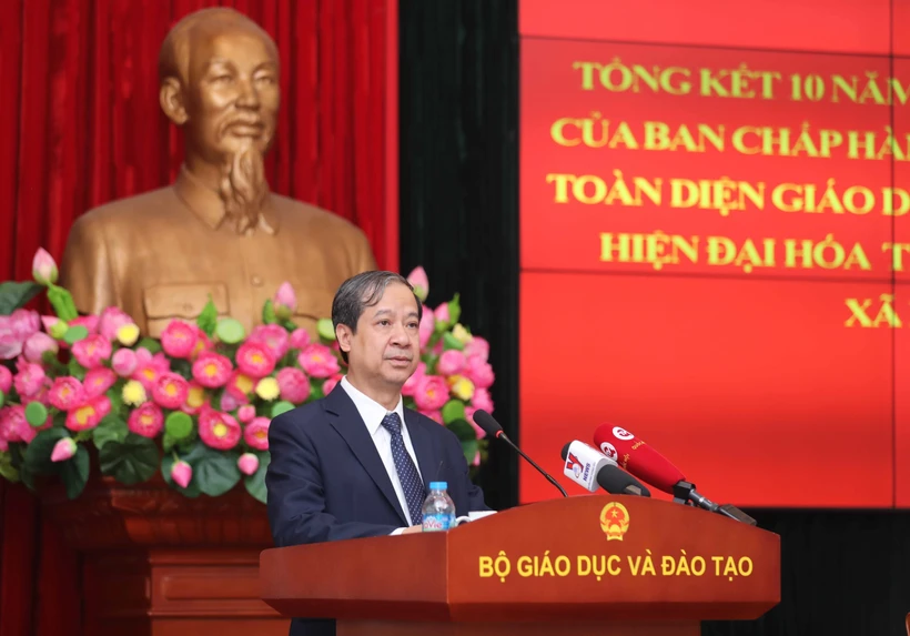 Giáo dục và đào tạo đã có nhiều đổi mới, chuyển biến tích cực trong 10 năm qua