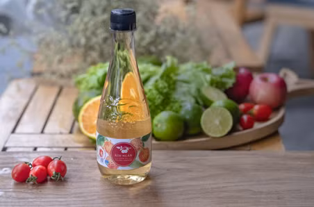 Sản phẩm giấm vải mật ong Kim Ngân. Ảnh: kimnganvinegar.com