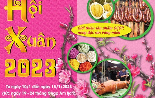 Hội Xuân 2023 giới thiệu nét văn hóa đón Tết các vùng miền