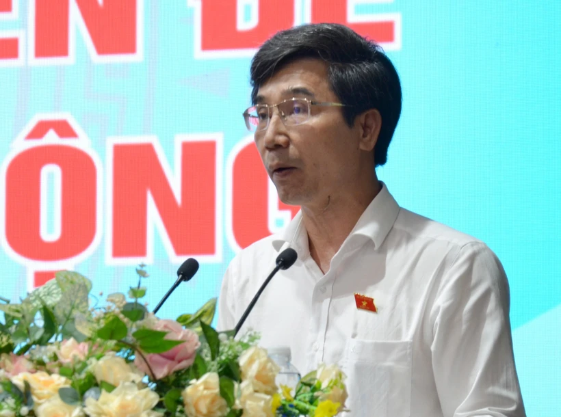 Ông Trần Chí Cường, Thành ủy viên, Phó Trưởng Đoàn đại biểu Quốc hội thành phố Đà Nẵng, được HĐND thành phố Đà Nẵng bầu giữ chức Phó Chủ tịch UBND thành phố Đà Nẵng, nhiệm kỳ 2021-2026. Ảnh: Quốc Dũng - TTXVN