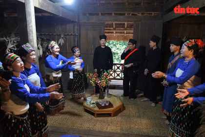 Tái hiện Lễ cưới hai lần độc đáo của dân tộc Thái xứ Thanh 