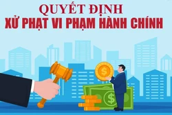 Một công ty bị phạt 320 triệu đồng do chưa có giấy phép về môi trường