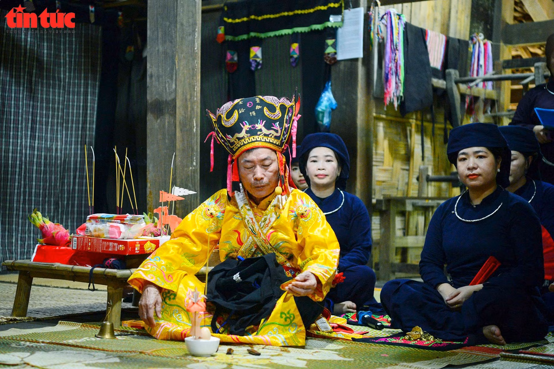 Không gian văn hóa tái hiện nghi lễ cầu an đầu năm của người Tày